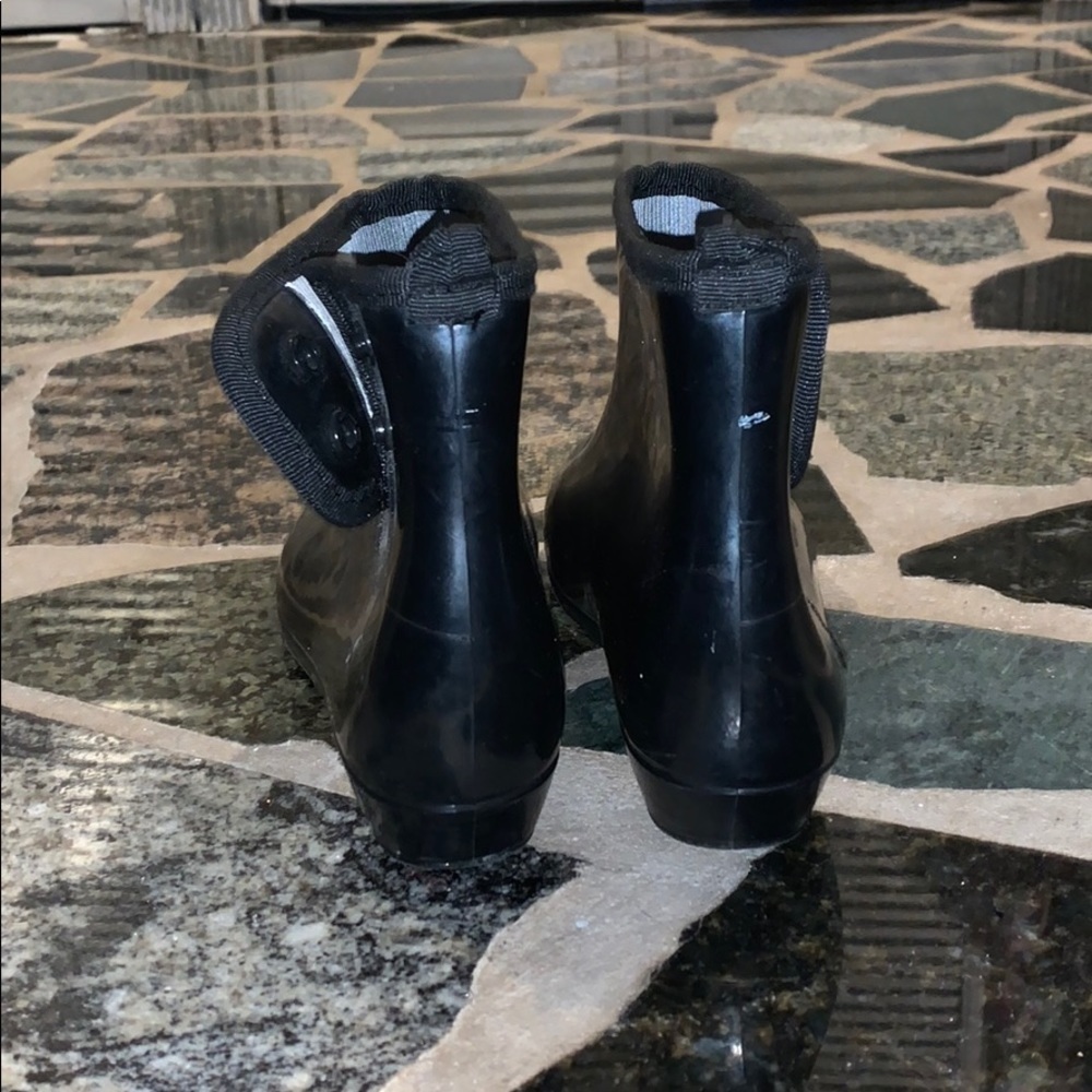 Capelli New York Black Slip-On Ankle Rain Boot - Picture 6 of 8